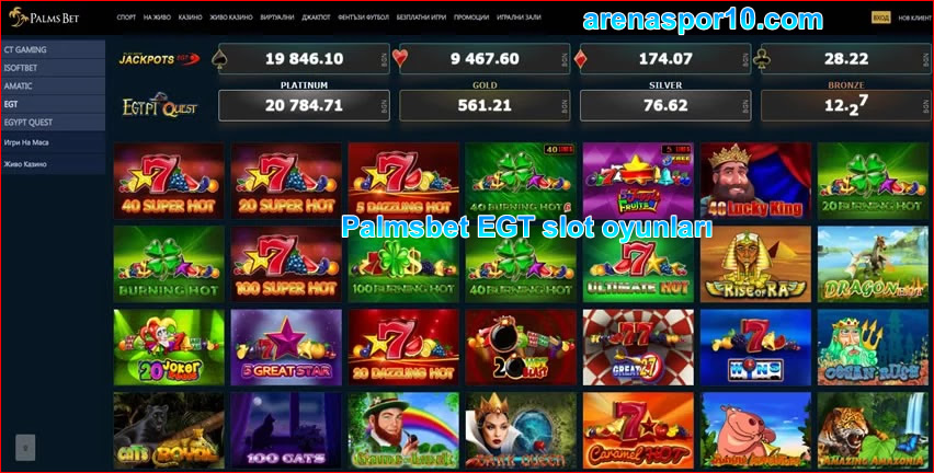 palmsbet slot oyunları